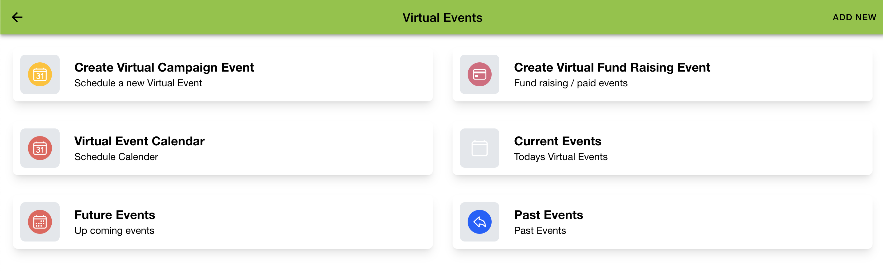 Virtual Events